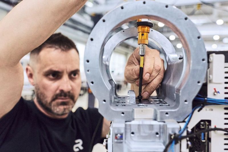 Roboter bauen Roboter in Fürstenfeldbruck: Noch bauen Menschen mit in der Fertigung von Agile Robots. (Bild: Agile Robots)