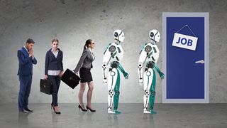 Die Maschine übernimmt immer mehr Aufgaben von Menschen – in bestimmten Bereichen sicherlich sinnvoll und effizient, in anderen eher kritisch zu bewerten. (Bild: © Elnur - stock.adobe.com)