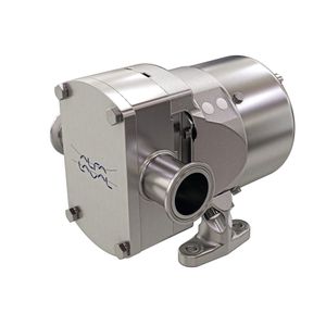 Die Drehkolbenpumpe Opti Lobe gewährleistet hygienische Prozesse.(Bild:  Alfa Laval)