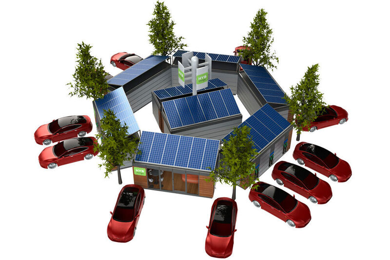 Modulare Ladestationen für Elektrofahrzeuge plant Hyb Energy. (Hyb Energy)