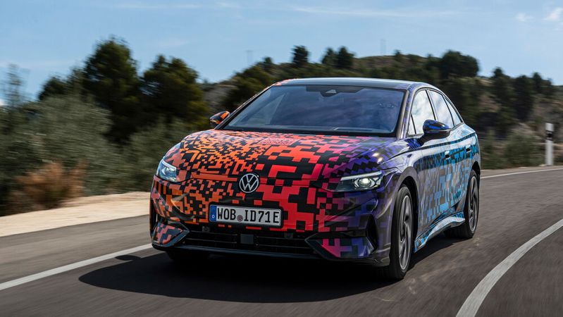 Volkswagens neuer E-Antrieb dürfte im kommenden ID 7 eingesetzt werden.