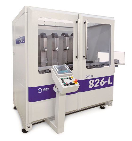 UniBore 826-L als 6–12-Spindelmaschine ausrüstbar. (Bild: Microcut)