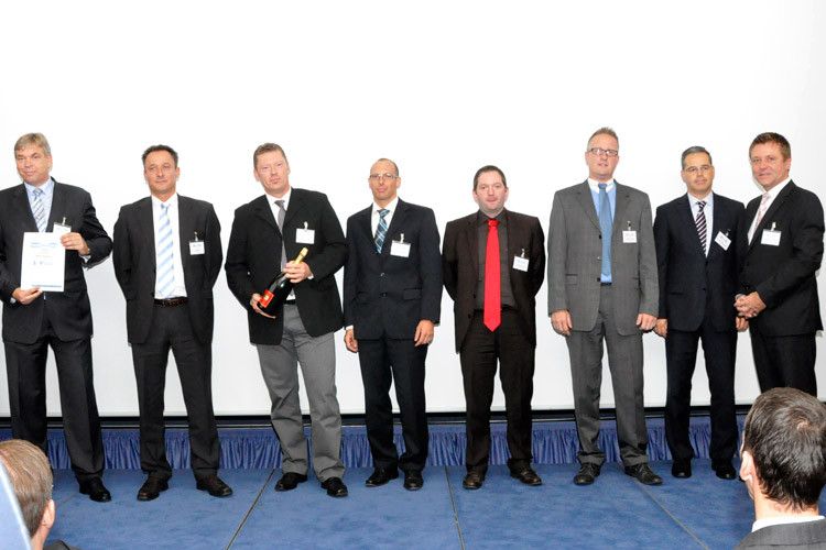 Dagegen ist Platz drei auch in der Kategorie Nutzfahrzeuge gesplittet: Er geht zu gleichen Teilen an den DAF-Betrieb BTS aus Dortmund ... (Foto: Rehberg)