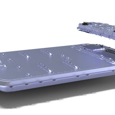 High-voltage battery with "Energy Master" for the sixth-generation BMW E-drive (Gen6): The control center for the "New Class" vehicles comes from the Landshut plant. (Image:BMW Group)