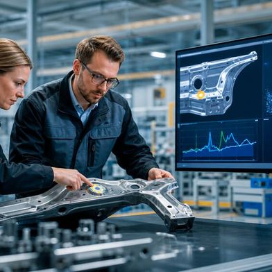 Künstliche Intelligenz kann helfen, Qualitätsprobleme früher zu erkennen und den 8D-Report zu einem Effizienz-Booster zu machen. (Bild: KI-generiert)