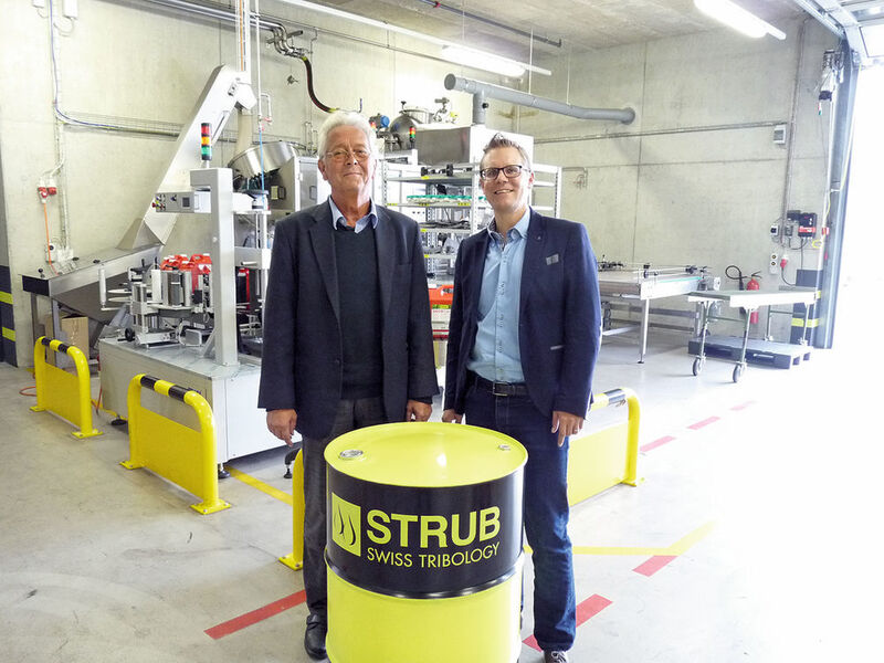 Von links nach rechts: Marcel Strub und Dominik Strub-Tiedt von Strub Swiss Tribology. (Strub)