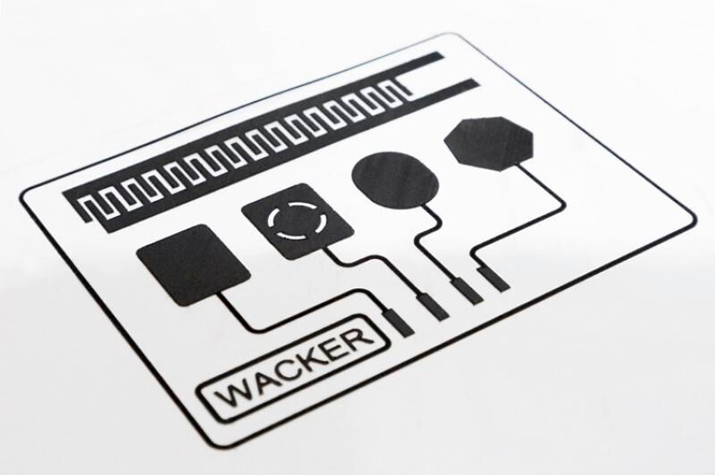 Das Siliconlaminat mit dem Markennamen Nexipal besteht aus ultra­dünnen, mit Elektroden beschichteten Präzisionsfilmen und kann als Aktuator Bewegungen ausführen oder als Sensor mechanische Verformungen messen.