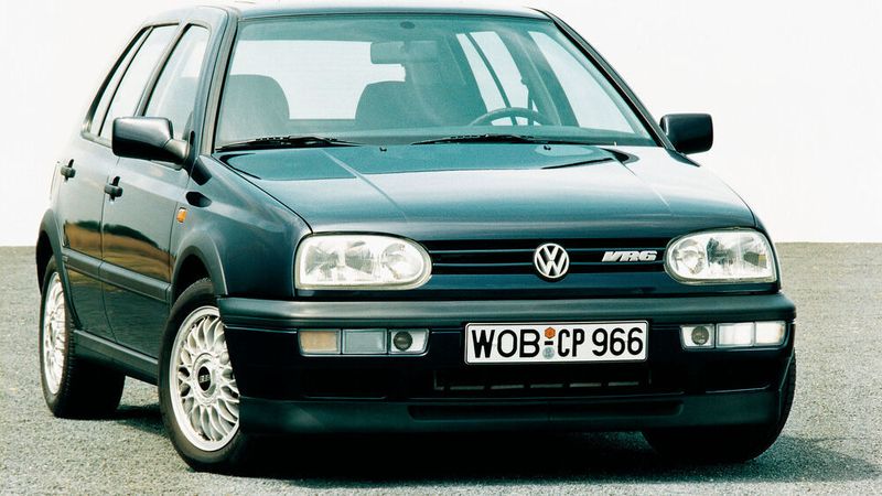 Der Golf zeigte sich in dritter Generation in neuer Bestform und unterstrich dies als VR6. (Volkswagen)