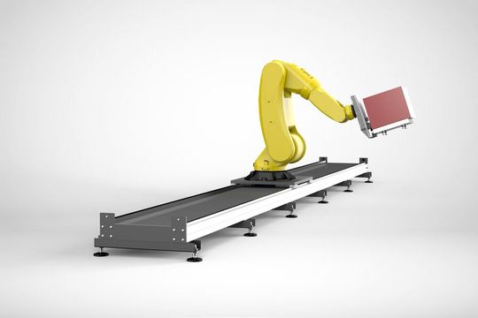 Die seit vielen Jahren in eigenen Handlingsystemen bewährte 7. Achse ist ab sofort als Stand-alone-Produkt in einer neu entwickelten Aluminiumvariante in vier Baugrößen erhältlich.(Bild:  Indunorm Bewegungstechnik)