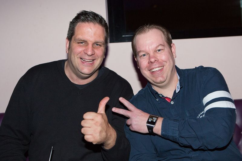 Bestplatziert: Andreas Koch von WeiKO-Officeline (l.) und Swen Schuur von SSU Hard- und Software. (Bild: Samsung)