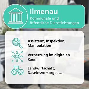 Einsatz im Freien: Der Standort Ilmenau konzentriert sich auf Assistenzaufgaben in der Landwirtschaft und der kommunalen Daseinsvorsorge.(Bild:  Fraunhofer IOSB)