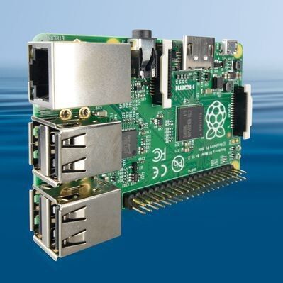 Raspberry Pi B+: Im Vergleich zum Modell B bietet diese Variante 40 GPIO-Pins. (Bild: reichelt)