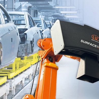 With SurfaceControl Automotive, Micro-Epsilon offers a robot-based inspection system for fully automated surface inspection of raw car bodies (body-in-white). (Image:Micro-Epsilon)
