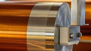 Continuous casting line for the proton-conductive Celtec membrane.  (Source: BASF Environmental Catalyst and Metal Solutions )