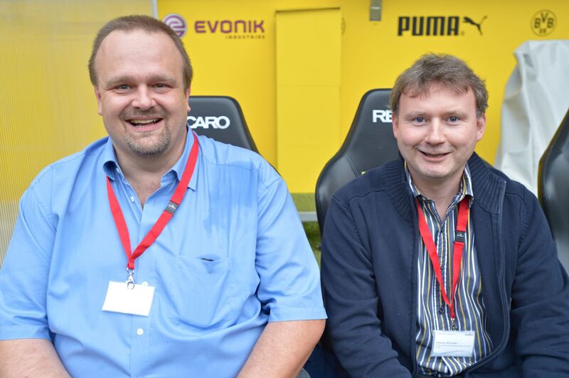 Swyx-Partner auf der Trainerbank: Andreas Michalke (r.) und Ralf Bentlage (Wilms Kommunikationssysteme Vertriebs GmbH)  (Swyx)