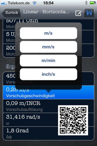 Mobile Projektierung von elektrischen Antrieben. (mechapro)