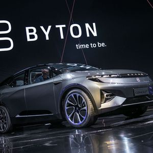 Die Weltpremiere von Byton auf der CES 2018.