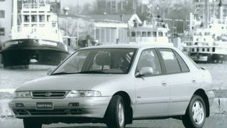 Der Sephia war 1993 das erste Kia-Modell in Deutschland. (Bild: Kia)