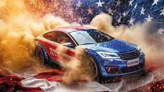 Die E-Mobilität ist in den USA eine politische Angelegenheit. Wie geht es weiter nach den Wahlen? (Bild: KI-generiert/Firefly)