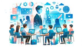 Der Monitor Lehrkräftebildung zeigt: Es fehlt in den meisten Hochschulen an verbindlichen Vorgaben für Medienkompetenzen. (Bild: © nibelheim - stock.adobe.com / KI-generiert)