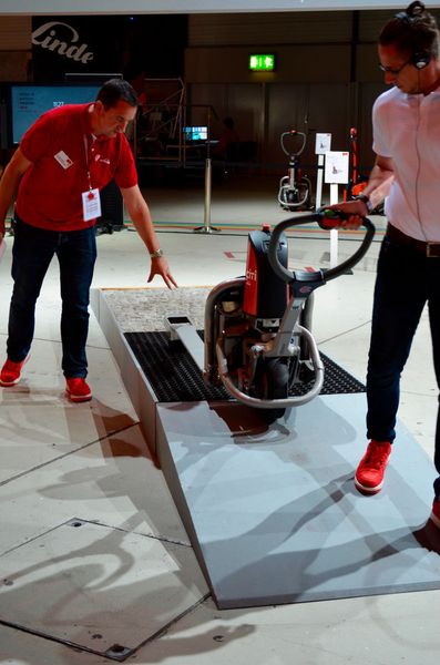 Impressionen von der World of Material Handling am 11. Juni 2018 in Mannheim. Gastgeber waren Linde und Dematic. (Sergio Caré-Lucas)