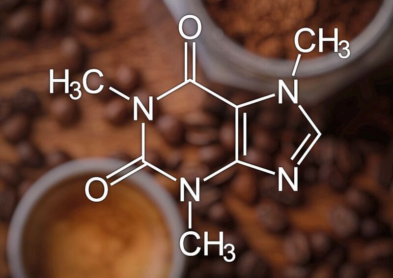 Strukturformel von Koffein
