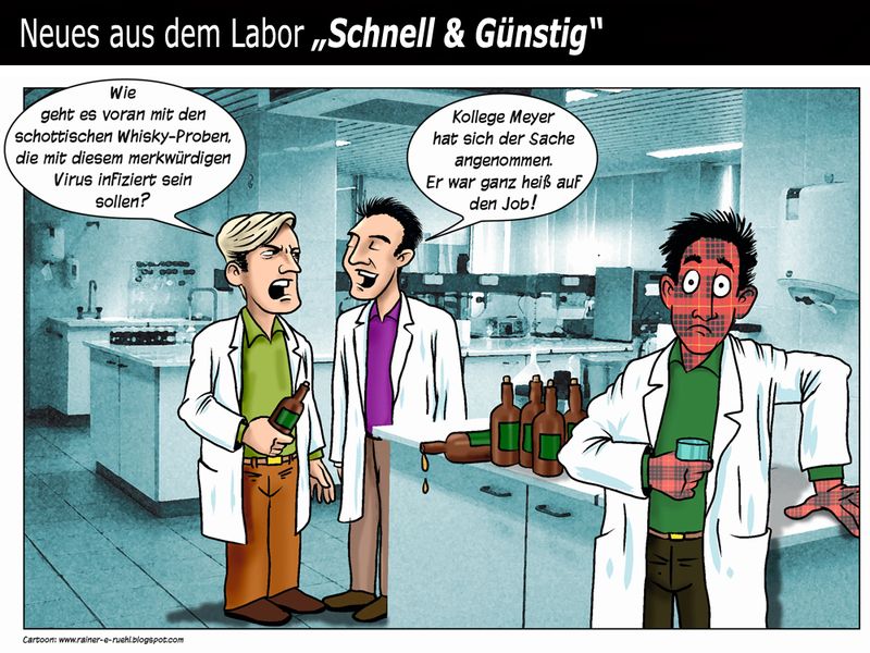 Übersicht unserer Bildergalerien (Comic: www.rainer-e-ruehl.blogspot.com) (Bild: LABORPRAXIS/Rühl)