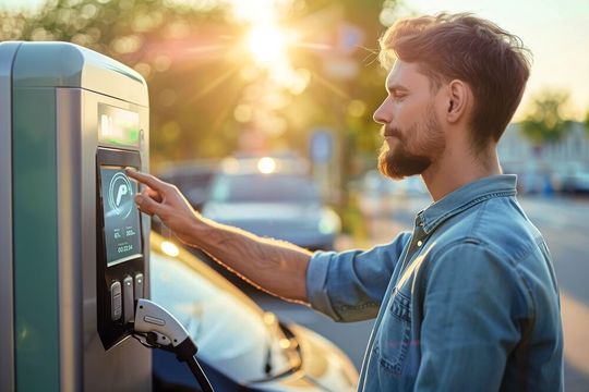Die Displays von Data Modul kommen in den unterschiedlichsten Anwendungen zum Einsatz. Dazu zählen unter anderem EV-Ladesäulen...(Bild:  Data Modul)