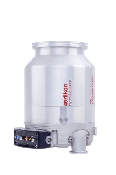 Abb. 1b: Die Turbovac-Vakuumpumpen besitzen kompakte Dimensionen und flexible Anschlussoptionen, um sie in Analysengeräten einsetzen zu können. (Bild: Leybold Vacuum)
