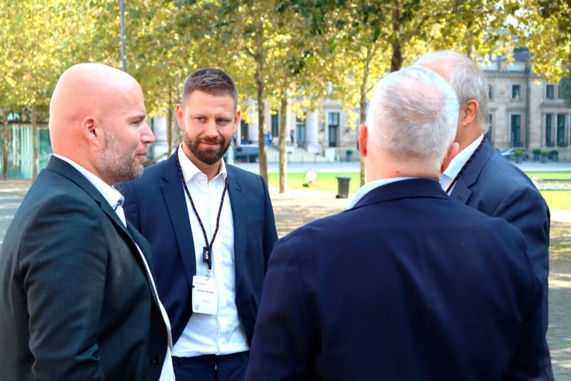 Christian Winterfeldt (Dell Technologies), Roman Bickler (TIM AG), Christian Dick (TIM AG), Friedrich Förster (GID GmbH) (Bild: TIM AG)