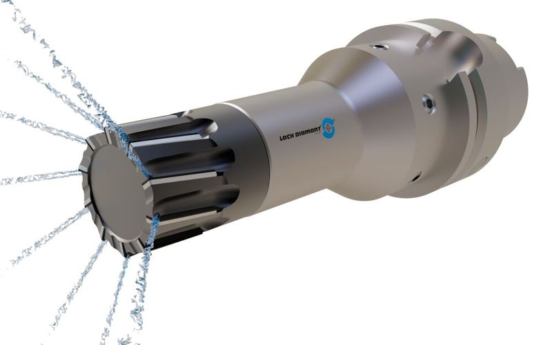 PCD Monoblock milling cutter with option “cool-injection” for maximal utilization in series production for aluminium processing