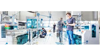 Der neue Mobilfunkstandard 5G berücksichtigt erstmals die Bedürfnisse der Industrie. (Fraunhofer IPA/Rainer Bez)