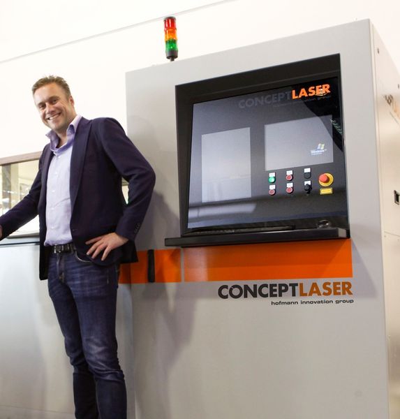 Erik Blok: „Generell birgt die additive Lösung verschiedene Potenziale, die man mit konventionellen Fertigungsstrategien in der Zerspanung nicht, oder nur sehr unzureichend erreichen kann.“ (Bild: Laser Concept)