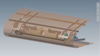 Morphing-Technologien für die Luftfahrt der Zukunft am Fraunhofer-LBF in Darmstadt: Die gezeigte Flügelvorderkante passt sich den aerodynamischen Verhältnissen von selber an... (Fraunhofer-LBF)