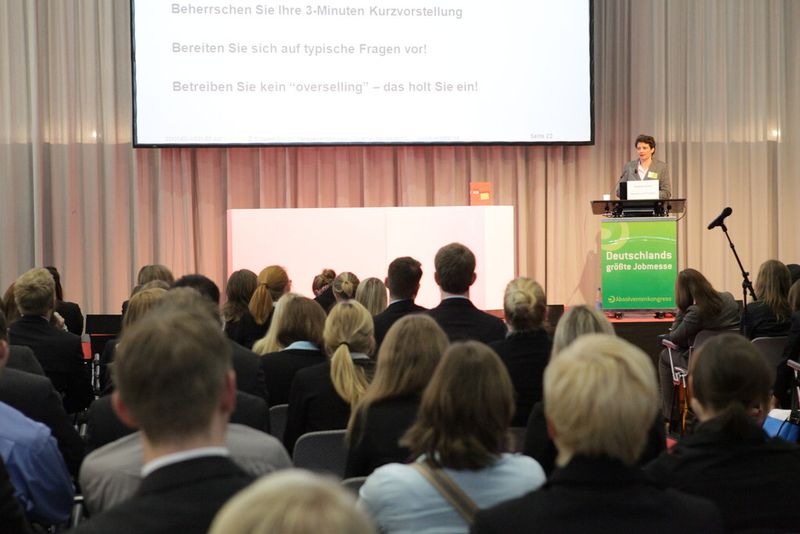 Vorträge zu Bewerbung und Selbstmarketing. (Bild: Staufenbiel)
