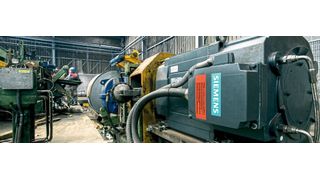 Der portugiesische Metallverarbeiter Ferpinta hat seine Blechschneidemaschine im Werk in Vale de Cambra modernisiert und damit deren Effizienz gesteigert. (Siemens)