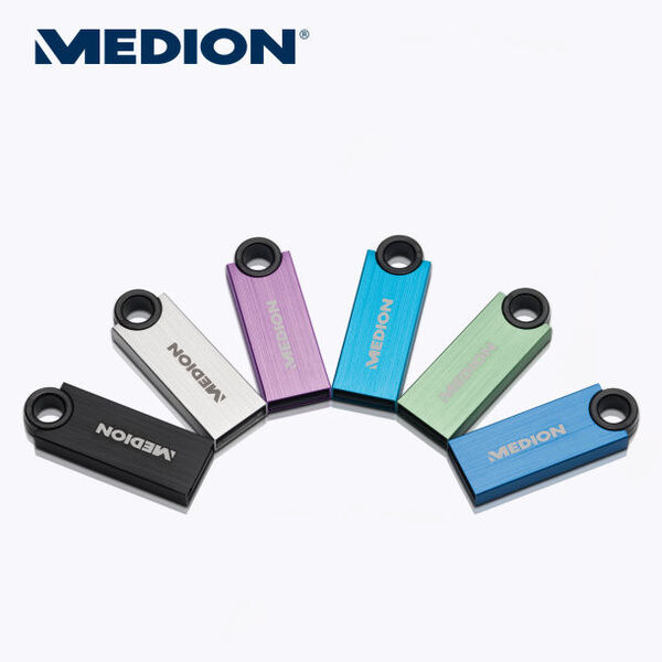 16 Gigabyte fassen die Mini-USB-Sticks von MEDION. (Archiv: Vogel Business Media)