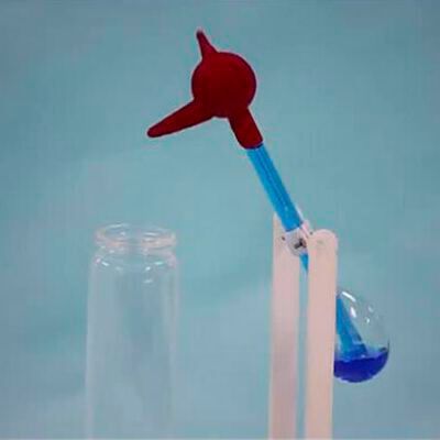 The drinking bird triboelectric hydrovoltaic generator offers a unique means to power small electronics.(Source:  Device/Wu Zheng Qin et al.)