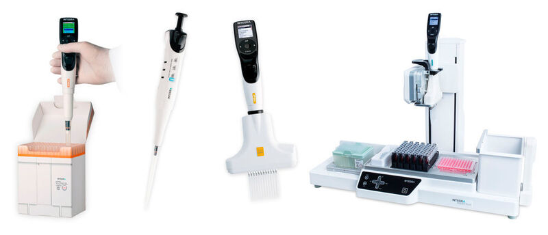 Liquid handling with pipetts and pipetting robots from Integra (Integra)