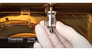 Abb. 1: Der Thermo Scientific iConnect Column Lock ermöglicht einen schnellen und einfachen Wechsel der GC-Säulen. (Bild: Thermo Fisher Scientific)