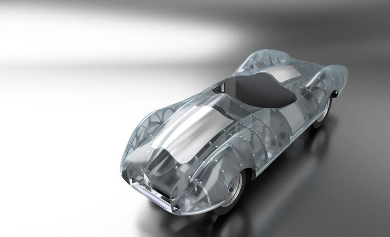 Mit dem Konzeptfahrzeug „Silberhummel“ zeigt das Fraunhofer-IWU, dass die industrielle Automobilfertigung in Stückzahl eins wirtschaftlich möglich ist. (Fraunhofer-IWU)