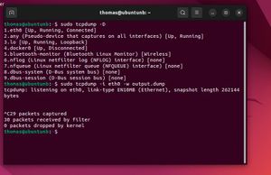 Netzwerke mit tcpdump, ngrep und WireShark sniffern || Bild 1 / 4