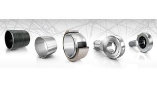 Schaefflers Gleitlager-Portfolio beinhaltet Buchsen und Gelenklager (-köpfe) mit verschiedenen Gleitmaterialien. (Bild: Schaeffler)