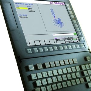 Fanuc GE bietet in den Steuerungen der Serien 30 i und 31 i einen 3D-Interference-Check. Mit geometrischen Hüllelementen kann der Bediener gefährdete Bereiche im Maschineninneren bis zu 1 µm genau nachempfinden. Bild: Fanuc GE