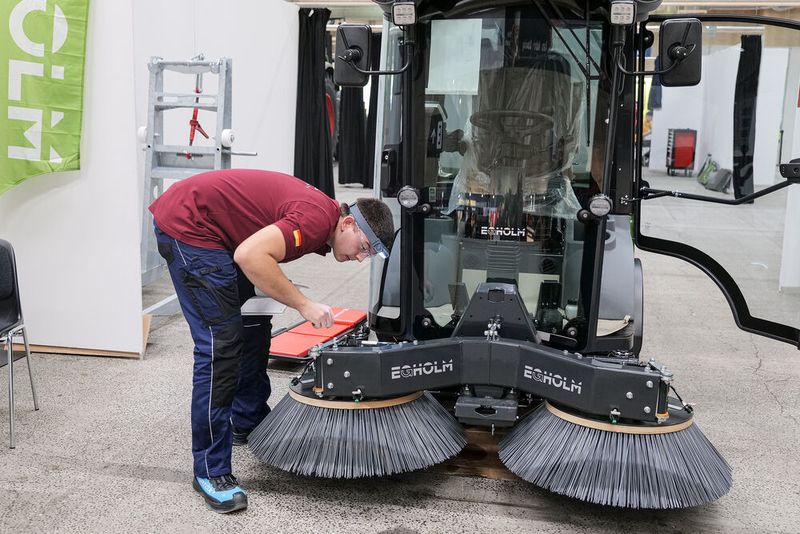 Der Deutsche Philipp Allkämper konnte in der Disziplin „Heavy Vehicle Technology