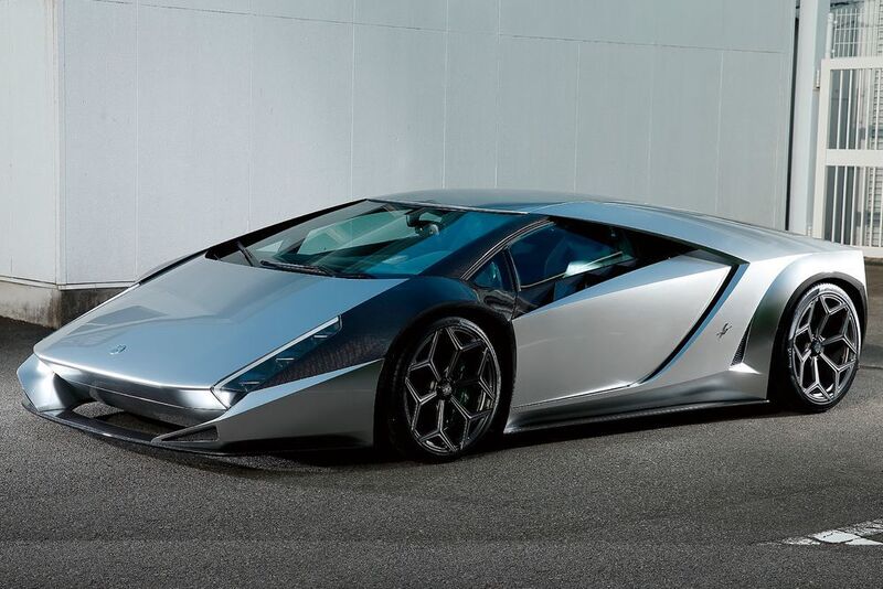 Der Keil basiert auf dem Lamborghini Aventador. (Ken Okuyama)