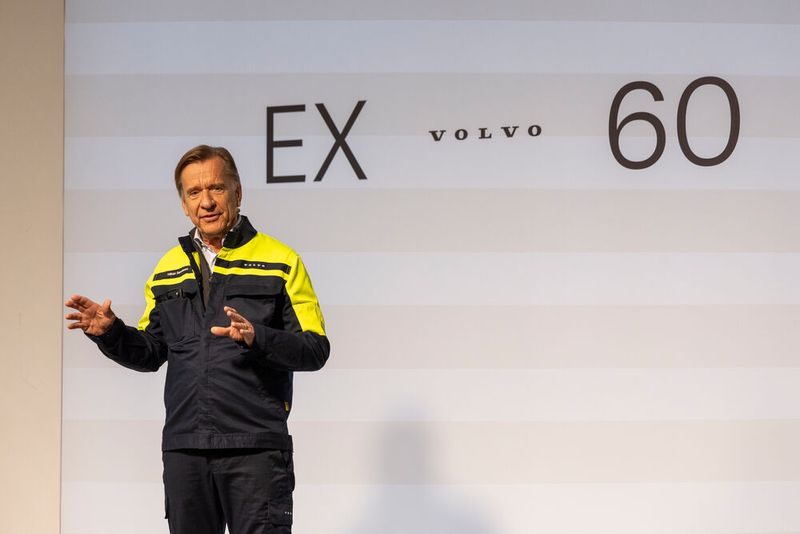 Volvo CEO Håkan Samuelsson sees the EX60 as a 