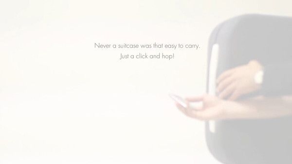 So einfach war ein Koffer noch nie zu transpoirtieren: einfach per Knopfdruck (Bild: Rodrigo Garcia Gonzalez)