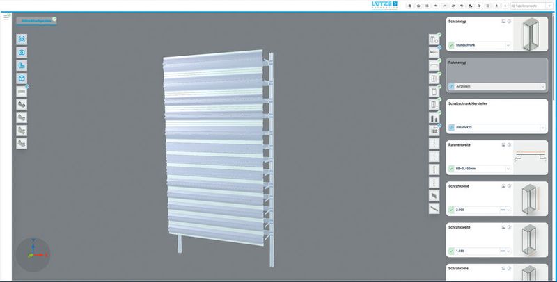 Lütze hat mit dem Schaltschrank-Konfigurator ein kostenfreies Web-Tool zur effizienten Planung und optimierten Auslegung von Schaltschränken vorgestellt.(Bild:  Lütze)