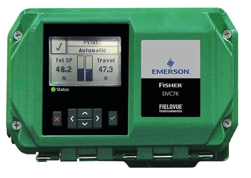 Kommt mit Diagnosefunktionen im Gerät und Einbettung ins Edge Computing: Der neue digitale Stellungsregler zeigt, wie intelligente Feldgeräte der Zukunft ausschauen können. (Bild: Emerson)